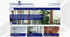Desktop Screenshot of cobrainteriors.co.uk
